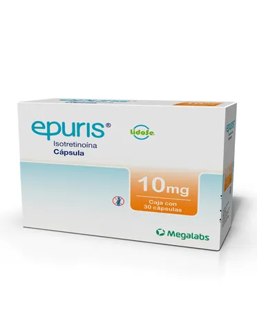 Epuris isotretinoína 10 mg