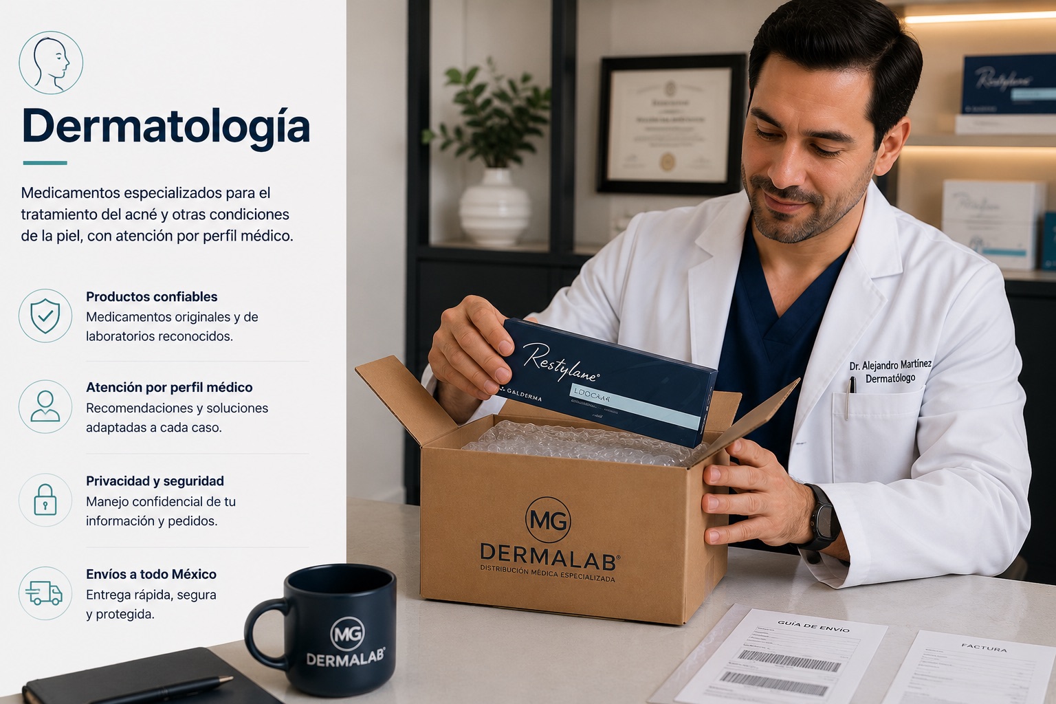 Dermatología con atención por perfil médico