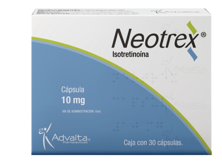 Neotrex isotretinoína 10 mg
