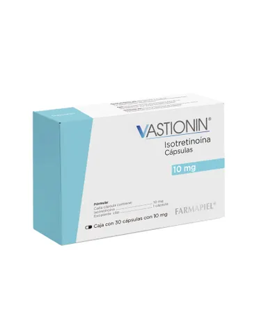Vastionin isotretinoína 10 mg