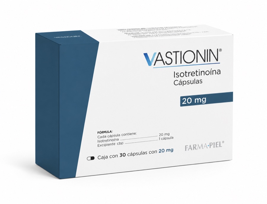 Vastionin isotretinoína 20 mg